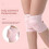(Gray L) Sports Compression Knee Pad Elastic Knee Protector Thickened Sponge Knee 2