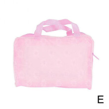 (Pink) Waterproof toiletry bag cosmetic bag