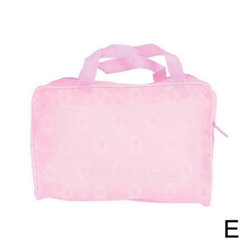 (Pink) Waterproof toiletry bag cosmetic bag