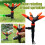 New Rotating Tripod Sprinkler Five Arm Garden Sprinkler with Automatic Rotation 3