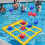 Pool Toys Games Set- Tic-Tac-Toe Inflatable Pool Toy with 10 Balls 4