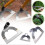 (14cm)Shovel-shaped Hollow Hoe Weeding Rake Labor-saving Steel Weeding Hoe 5