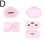 (Pink) Headphones Protective Case for BoseQuietComfort Waterproof& Sweatproof 1