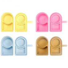 (4 Pcs) Silicone Condiment Box For Sauce Container With Lid Portable Small Lunch Box