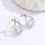 (Silvery) Slimaoo Flysmus Halolux Lymphvity Germanium Earrings Lymph Flow Drainage Detox 4