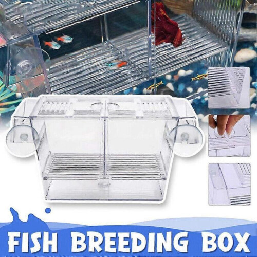 Acrylic aquarium fish tank hatching box juvenile fish breeding box incubator 2