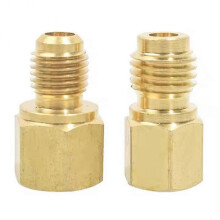 2Pcs Refrigerant Converter,Refrigerant Tank/Vacuum Pump Port Connection Adapters
