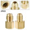 2Pcs Refrigerant Converter,Refrigerant Tank/Vacuum Pump Port Connection Adapters 3