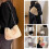 (Black) Crossbody Plush Fluffy Lux Bag 3