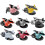 (Yellow) Airplane Decorate Solar Powered Aircraft Model Car Dashboard Rotatefor Indoor 4