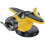 (Yellow) Airplane Decorate Solar Powered Aircraft Model Car Dashboard Rotatefor Indoor 1