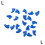 (L blue)20 Pieces Cat Nail Caps/Tips Pet Cat Soft Claws Covers Control Paws XS-L 1