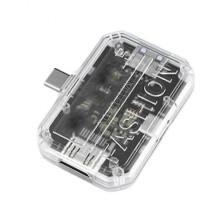 (BX3H) 3 In 1 Hub Clear Docking Station Usb C For Tnotebooks Tablets Phones