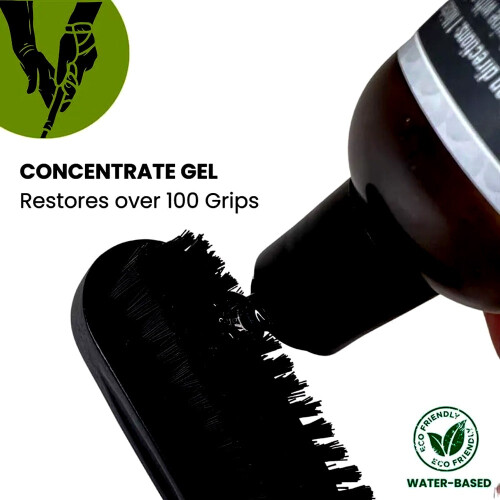 Impact Detect Golf Grip Cleaning Kit Gel Cleaner & Brush 2