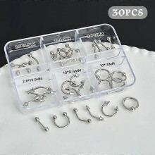 (white) Nail Rivet Accessories Premium Metal Nail Nail Accessories