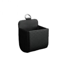 (Black) Car Storage Box Glasses Phone Holder Storage Organizer Car Accessories