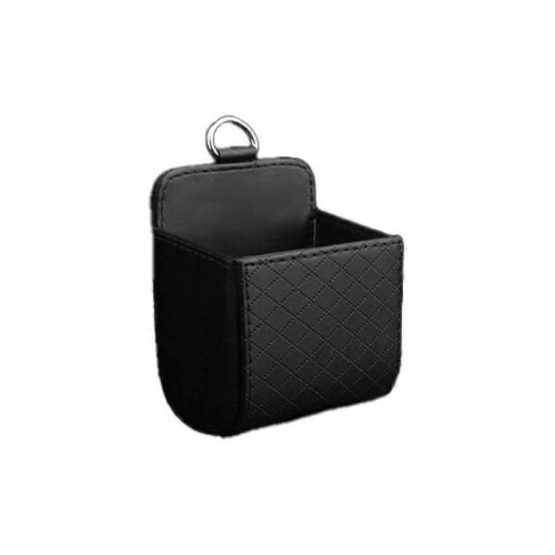 (Black) Car Storage Box Glasses Phone Holder Storage Organizer Car Accessories