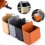 (Black) Car Storage Box Glasses Phone Holder Storage Organizer Car Accessories 5