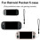 (Black) TPU Shell Case For Retroid Pocket 5 Grip Protective Skin Stand Holder 5