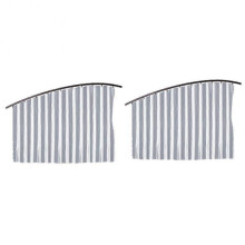 (SilveryA) Car Privacy Sunshade Curtains Rail Uv Proof-Sunshade Visor Privacy