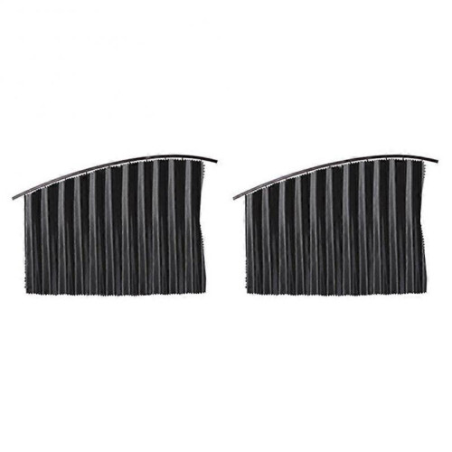 (BlackA) Car Privacy Sunshade Curtains Rail Uv Proof-Sunshade Visor Privacy
