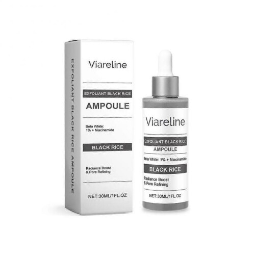 (Gray)Viareline Exfoliating&Moisturizing Black Rice Essence
