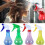 (Blue) Candy color spray pot plastic 250ml light bulb spray pot sub-bottle sprayer 2