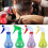 (Blue) Candy color spray pot plastic 250ml light bulb spray pot sub-bottle sprayer 4