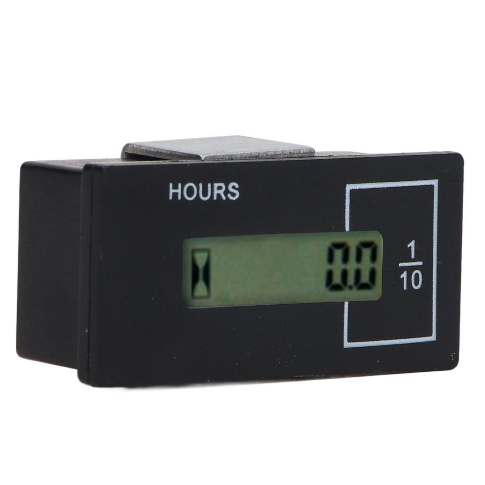 Excavator Hour Meter Lcd Display Dc12-36V Industrial Timer 9371328840953
