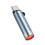 (Blue) Usb-C Mini Lighter Tungsten Wire No Flame Blow Ignition Travel Safe Tool 1