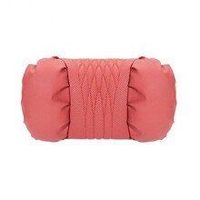 (Headrest red) Car Headrest Lumbar Support Breathable Perforated Design Car Seat Back Cushion