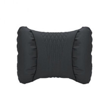 (Lumbar support black) Car Headrest Lumbar Support Breathable Perforated Design Car Seat Back Cushion