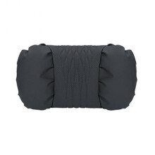 (Headrest black) Car Headrest Lumbar Support Breathable Perforated Design Car Seat Back Cushion