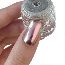 (Zixia) Special Silk Magic Mirror Powder Mirror Nail Moonlight Powder