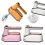 (Orange)Electric Household High-power Mini Baking Cream Cake Mixer Handheld Blender 4