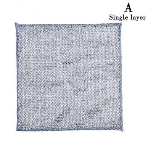 (Single layer) Silver Wire Dishwashing Gloves Housekeeping Cleaning Tools Kitchen Househol