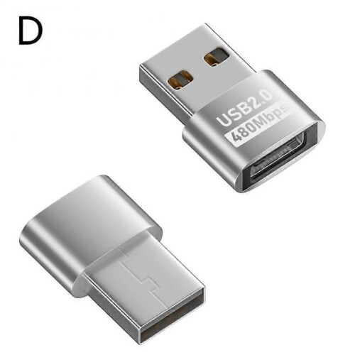 (Silvery Usb) USB Type C to USB Adapter TypeC To USB Female Mobile Phone Adapters