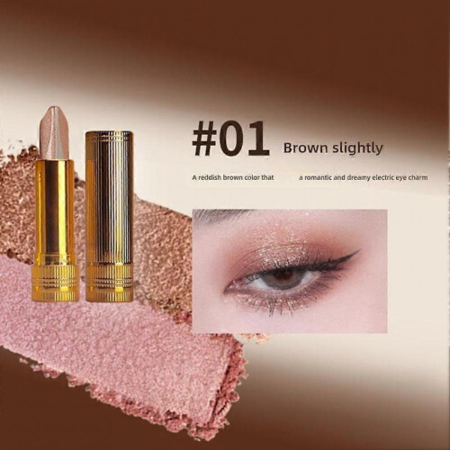 (A) Gradient Dual Color Eyeshadow Stick Waterproof Long-lasting Eye Shadow Pen