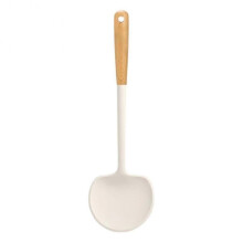 Silicone Mushroom Spatula with Wooden Handle Non Stick Pan for Household Use
