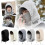 (Black) Thickned Warm Hat Keep Warm Scarf One-Piece Hat New Cycling Cap Winter 5