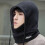 (Black) Thickned Warm Hat Keep Warm Scarf One-Piece Hat New Cycling Cap Winter 4