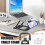 (Black) Foldable Tablet Stand Desktop Multifunctional Phone Stand Laptop Lifting 1