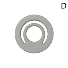 (Gray) Finger Ring Holder Grip For IPhone Magnetic Car Phone Holder