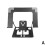 (Black) Foldable Tablet Stand Desktop Multifunctional Phone Stand Laptop Lifting 2