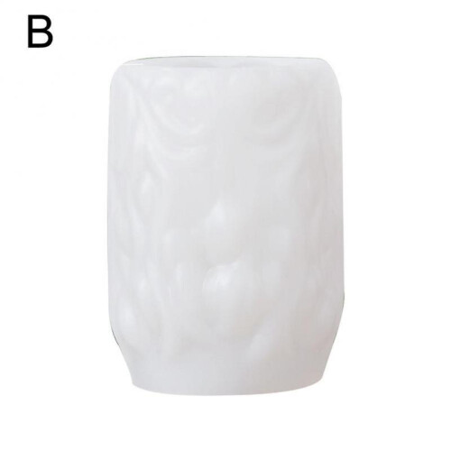 (B) 3D Pillar Candle Silicone Mold Wave Candle Wax Soap Mould DIY