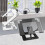 (Black) Foldable Tablet Stand Desktop Multifunctional Phone Stand Laptop Lifting 3