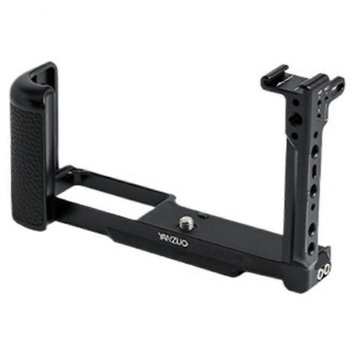 (Dark Black) ZF Camera Cage for Nikon ZF, Integrated Arca-Swiss Quick Release Plate