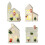 (E) Small House With Lights Ceramic Figurine Christmas Village Mini Desktop 1
