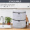 Camping Felt Tableware Organizer Picnic Storage Bag Foldable Dishes Container 4