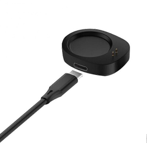 (Split charging cable, Black) Replacement Magnetic Charging Cable For Huami Amazfit Helio Strap  Watch Charger
